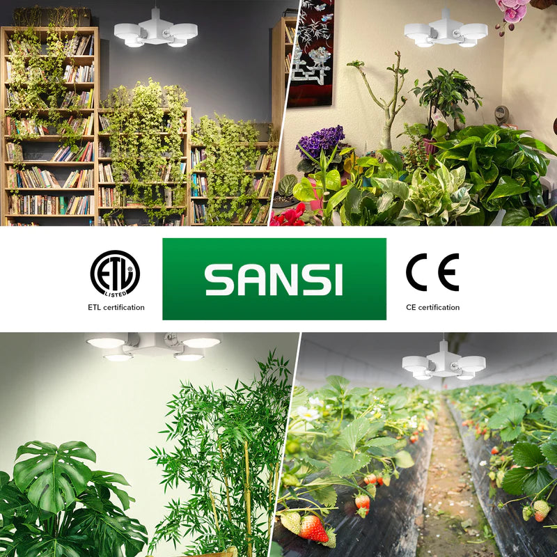 SANSI 30W LED Grow Light (Folding Wings) E27